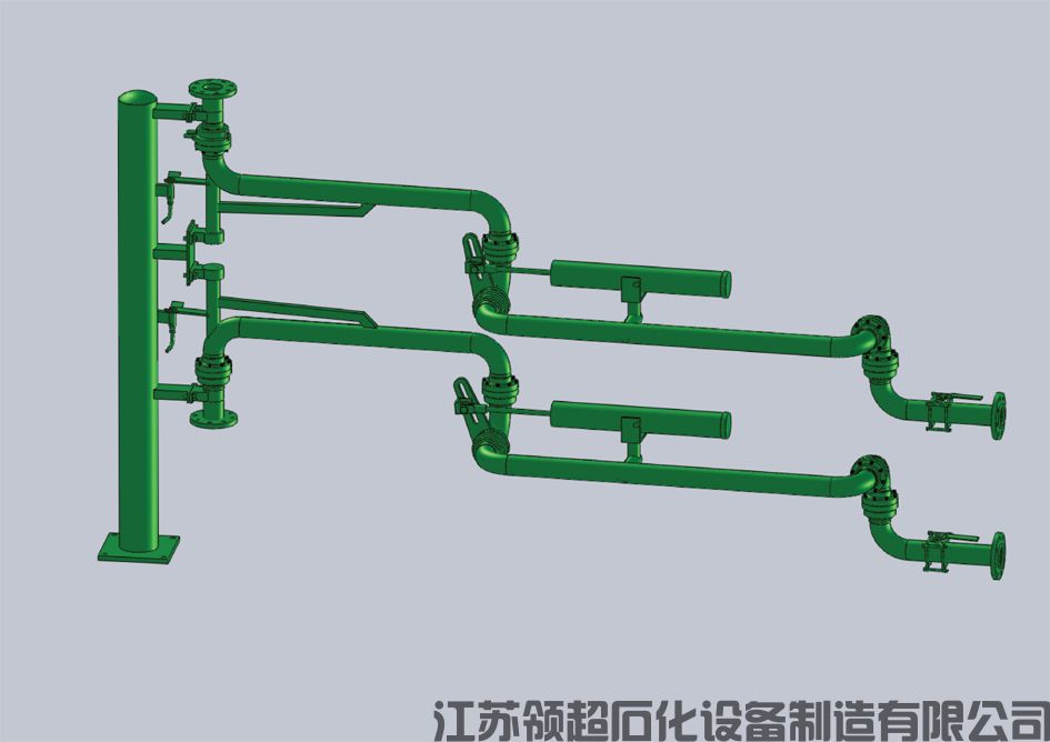 湖北荊州定制采購(gòu)的一批液氯裝車(chē)用AL1512裝車(chē)鶴管已發(fā)往使用現(xiàn)場(chǎng)(1)