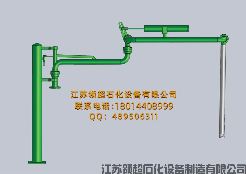 遼寧開(kāi)源客戶(hù)定制采購(gòu)的AL1403型汽車(chē)頂部裝卸臂（裝油鶴管）已通過(guò)物流發(fā)往使用現(xiàn)場(chǎng)(1)